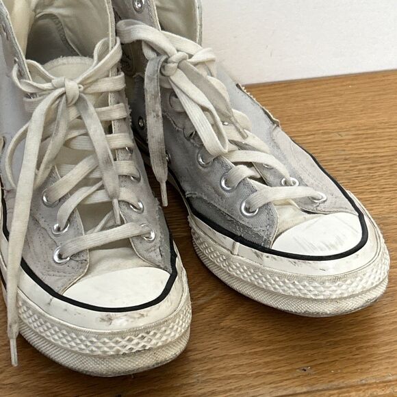 Converse Chuck 70 Crafted Patchwork Men's Size 7 Casual Shoe A03293C Gray Beige - Picture 4 of 8